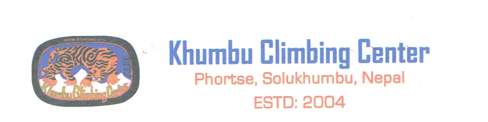 A heartfelt appreciation from Khumbu Climbing Center